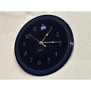 Beautiful Fiesta Cobalt Blue Plate Wall Clock Retired - Needs Mechanism.